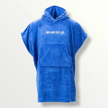 Load image into Gallery viewer, TWO BARE FEET JUNIOR TOWELLING CHANGING ROBE ROYAL BLUE
