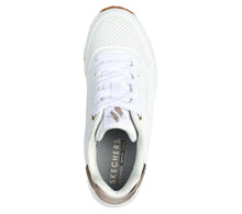 Load image into Gallery viewer, SKECHERS GIRLS UNO GEN1 SHIMMER AWAY WHITE
