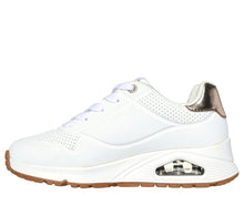 Load image into Gallery viewer, SKECHERS GIRLS UNO GEN1 SHIMMER AWAY WHITE
