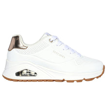 Load image into Gallery viewer, SKECHERS GIRLS UNO GEN1 SHIMMER AWAY WHITE
