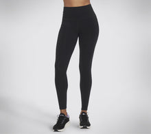 Load image into Gallery viewer, SKECHER WOMENS GO WALK HIGH WAISTED LEGGING II BLACK
