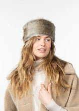 Load image into Gallery viewer, BARTS FUR HEADBAND HEATHER BROWN ONE SIZE

