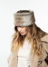 Load image into Gallery viewer, BARTS FUR HEADBAND HEATHER BROWN ONE SIZE
