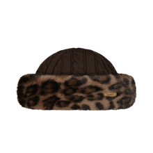 Load image into Gallery viewer, BARTS FUR CABLE BANDHAT BROWN PRINT ONE SIZE
