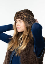 Load image into Gallery viewer, BARTS FUR CABLE BANDHAT BROWN PRINT ONE SIZE
