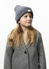 Load image into Gallery viewer, BARTS KIDS MEADEW BEANIE CHARCOAL 55CM
