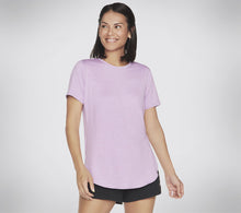 Load image into Gallery viewer, SKECHERS WOMENS GO DRI SWIFT TUNIC TEE LILAC
