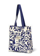 Load image into Gallery viewer, SALTROCK LAGUNA SHOPPER BAG DARK BLUE/WHITE
