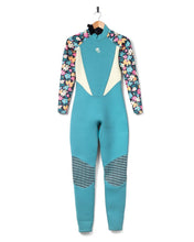 Load image into Gallery viewer, SALTROCK WOMENS HOLIDAZE FULL WETSUIT 3/2M BLUE FLORAL

