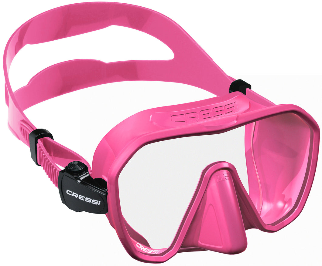 CRESSI Z2 DIVE MASK PINK FLUORESCENT SMALL FIT