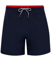 Load image into Gallery viewer, ASQUITH + FOX MENS SWIM SHORTS - NAVY/RED

