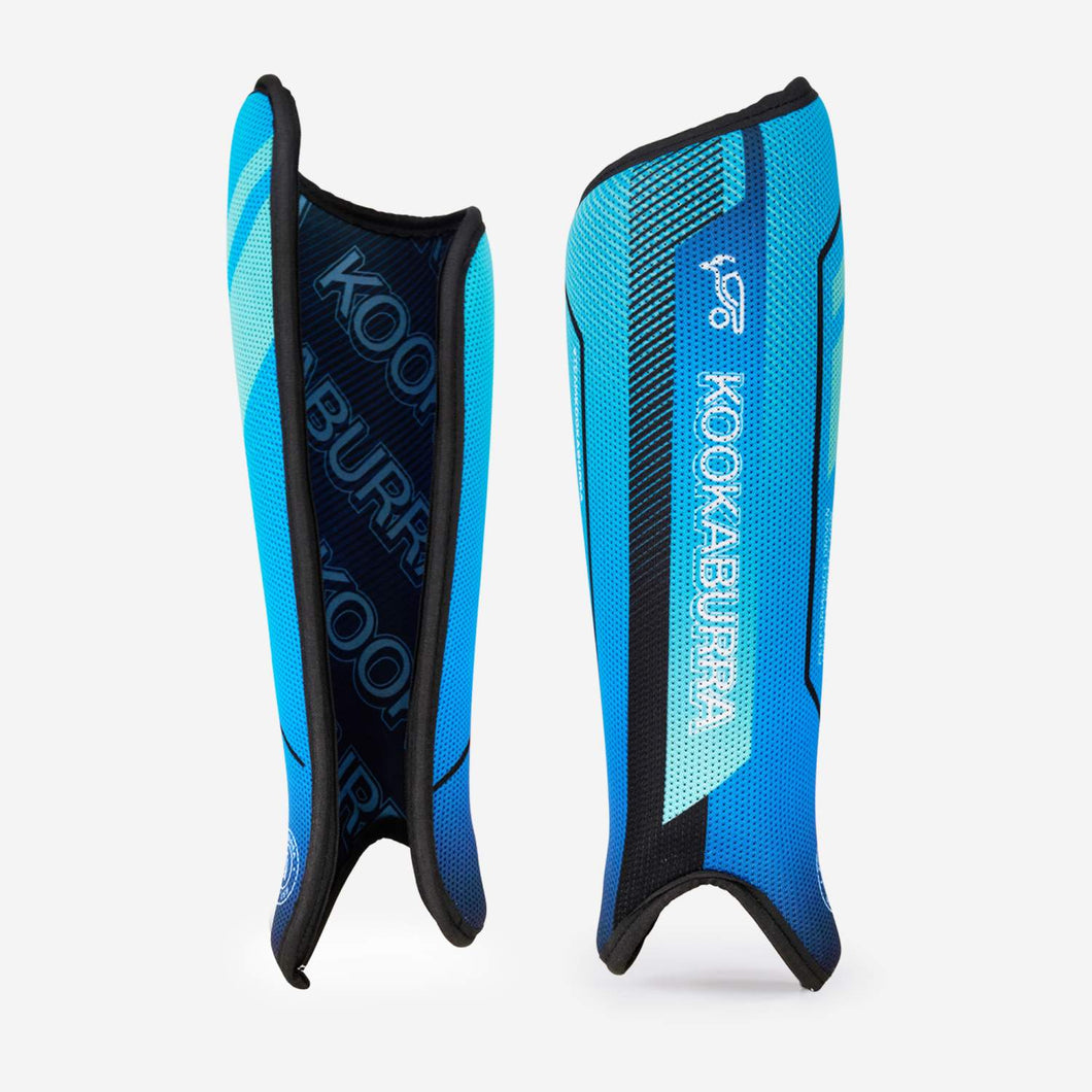 KOOKABURRA CONVERT HOCKEY SHINGUARD AZURE/MINT