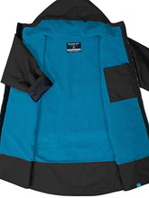 Load image into Gallery viewer, TWO BAREFEET JUNIOR CORE CHANGING  ROBEBLACK/BLUE
