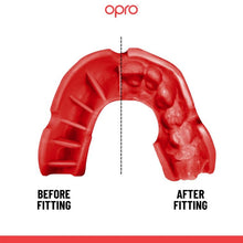 Load image into Gallery viewer, OPRO ADULT G5 BRONZE MOUTHGUARD RED
