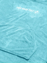 Load image into Gallery viewer, TWO BARE FEET ADULT TOWELLING ROBE AQUA
