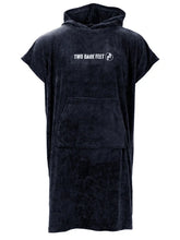 Load image into Gallery viewer, TWO BARE FEET ADULT TOWELLING ROBE BLACK
