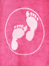 Load image into Gallery viewer, TWO BARE FEET ADULT TOWELLING ROBE HOT PINK
