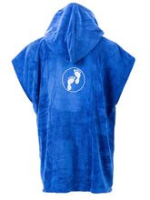 Load image into Gallery viewer, TWO BARE FEET JUNIOR TOWELLNG ROBE BLUE
