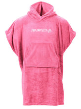 Load image into Gallery viewer, TWO BARE FEET JUNIOR TOWELLING ROBE HOT PINK
