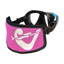 Load image into Gallery viewer, CRESSI SIMPLY NEO MASK HAIR STRAP COVER PINK/WHT
