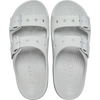 CROCS WOMENS METALLIC BUCKLE SATURDAY SANDAL ATMOSPHERE
