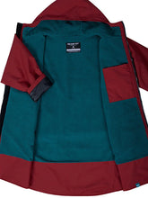 Load image into Gallery viewer, TWO BAREFEET JUNIOR CHANGE ROBE  DEEPRED/SEEGREEN
