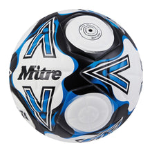 Load image into Gallery viewer, MITRE DELTA ONE MATCH FOOTBALL WHITE/BLACK/BLUE
