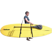Load image into Gallery viewer, NORTHCORE 2025 DELUXE SUP/ SURF CARRY SLING BLACK
