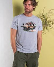 Load image into Gallery viewer, SALTROCK  MENS RETRO CAMPER T SHIRT GREY
