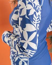 Load image into Gallery viewer, SALTROCK LADIES BALANCE LONGSLEEV  RASHVEST DARK BLUE
