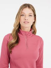 Load image into Gallery viewer, PROTEST WOMENS REFABRIZ 1/4 ZIP TOP ROSE DUST
