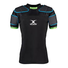 Load image into Gallery viewer, GILBERT CHARGER X1.1 RUGBY BODY ARMOUR BLACK/GREEN
