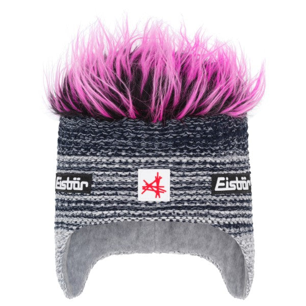 EISBAR HAT CAMPO COCKER WHITE/GREY/PINK ONE SIZE