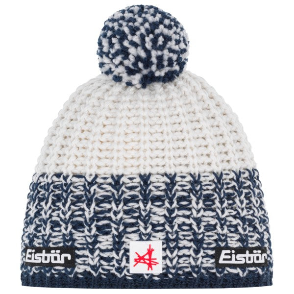 EISBAR HAT REFOCUS POMPON DARK COBALT/WHITE ONE SIZE