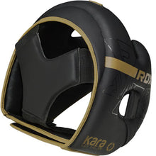 Load image into Gallery viewer, RDX F6 KARA HEADGUARD BLACK/GOLD

