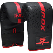 Load image into Gallery viewer, RDX F6 BOXING BAG MITTS RED
