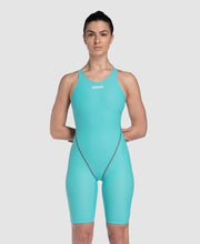 Load image into Gallery viewer, ARENA WOMENS POWERSKIN ST NEXT OPENBACK AQUAMARINE
