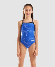 Load image into Gallery viewer, ARENA GIRLS FIREFLOW LIGHTDROP BLACK/ ROYAL

