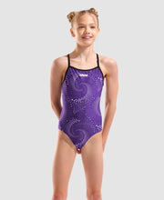 Load image into Gallery viewer, ARENA GIRLS FIREFLOW LIGHTDROP BLACK/PURPLE
