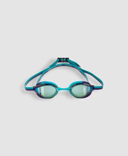 Load image into Gallery viewer, ARENA PYTHON JUNIOR MIRROR SWIMMING GOGGLE EMERALD/PEACOCK
