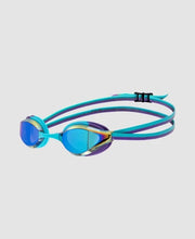 Load image into Gallery viewer, ARENA PYTHON JUNIOR MIRROR SWIMMING GOGGLE EMERALD/PEACOCK
