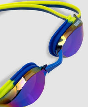 Load image into Gallery viewer, ARENA JUNIOR PYTHON MIRROR SWIMMING GOGGLE BLUE/LIME
