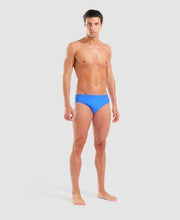 Load image into Gallery viewer, ARENA HYPERFLOW MENS SOLID BRIEF BLUE/PURPLE
