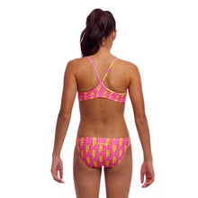 Load image into Gallery viewer, FUNKITA GIRLS RACERBACK TWO PIECE STUNNER PINK
