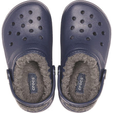 Load image into Gallery viewer, CROCS TODDLER CLASSIC LINED CLOG NAVY
