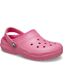 Load image into Gallery viewer, CROCS TODDLER CLASSIC LINED CLOG PINK
