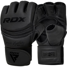 Load image into Gallery viewer, RDX GGR F12+ MMA GLOVE BLACK
