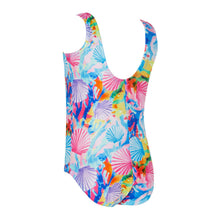 Load image into Gallery viewer, ZOGGS GIRLS  CRAZY CALM SCOOP BACK MULTICOLOURED

