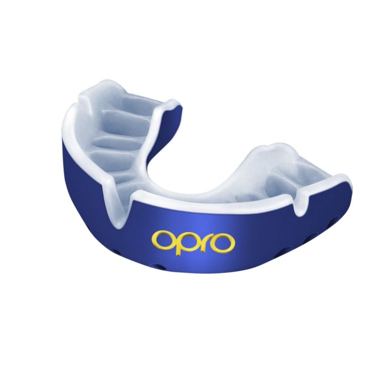 OPRO JUNIOR G5 GOLD DARK BLUE/PEARL