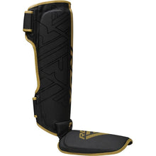 Load image into Gallery viewer, RDX F6 KARA MMA SHIN INSTEP GUARDS BLACK/GOLD
